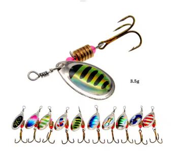 Newest Metal Spoon Spinner Fishing Lure Full 16pcs Set Spoon bait