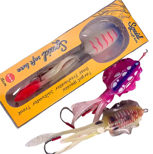 Soft Squid Bait Fishing Trolling Lure Octopus Head Jigs 60g